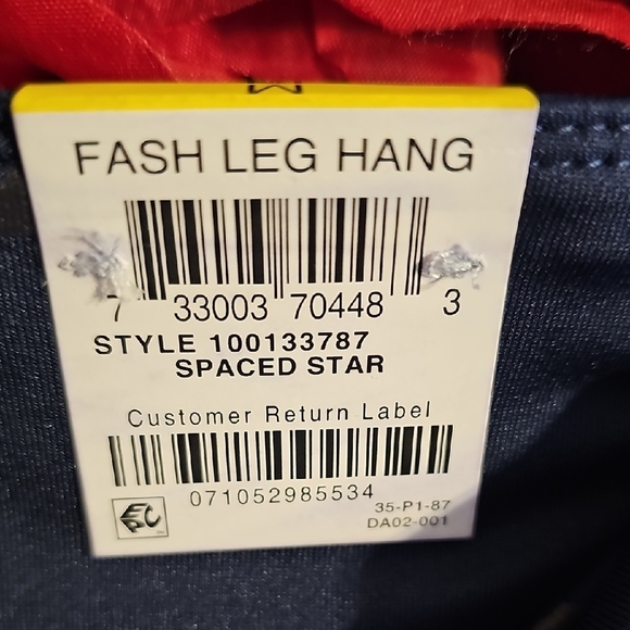 Jenni NWT Women's Medium Navy Blue Active Pants With Star Detail - Picture 2 of 8